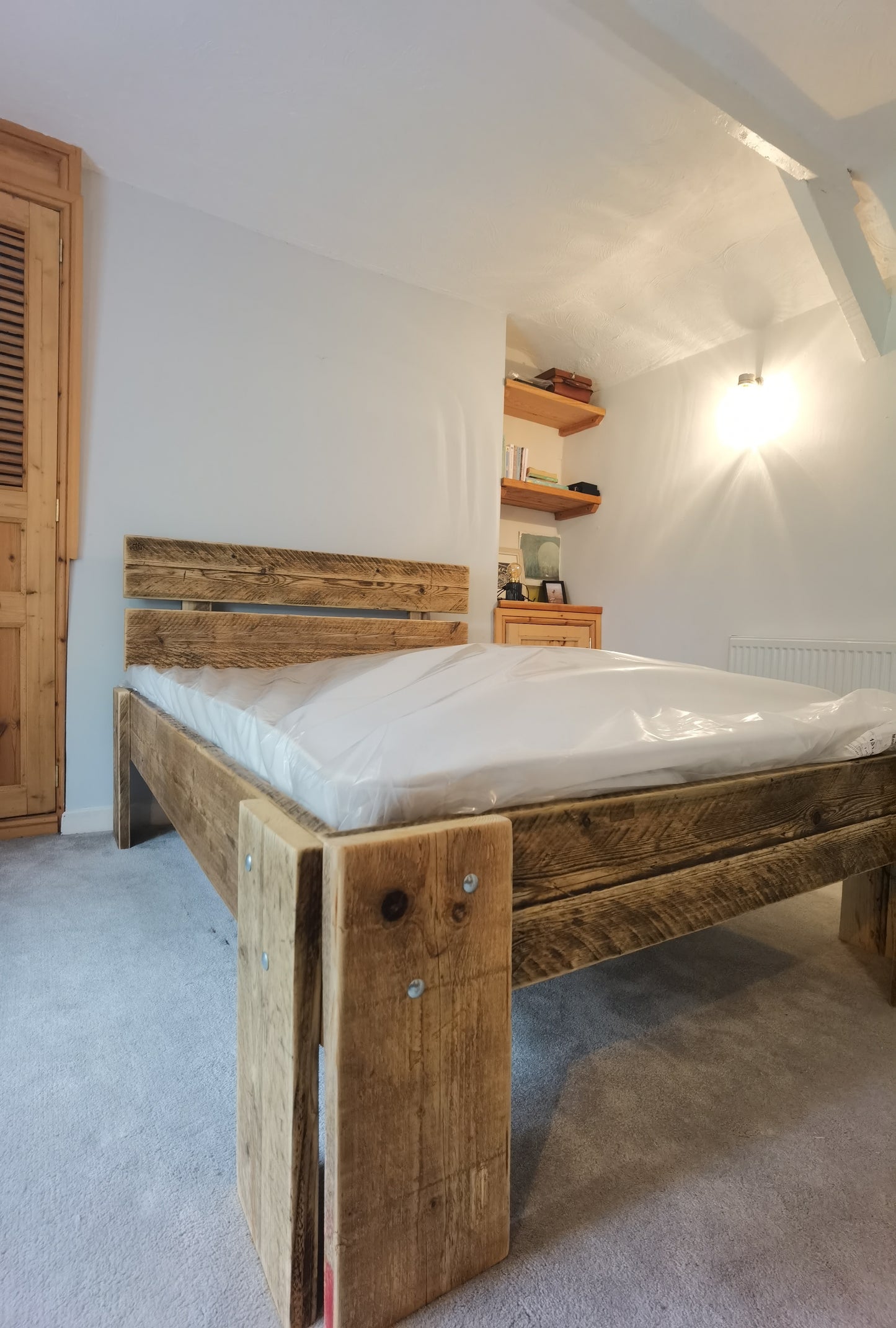 'Summerleaze' Reclaimed Solid Wood Bed