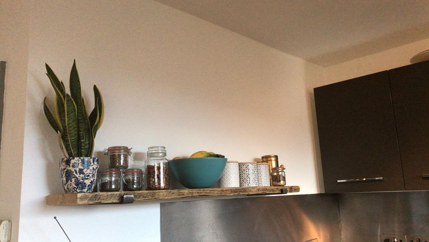 'Milook' Modern Reclaimed Rustic shelving