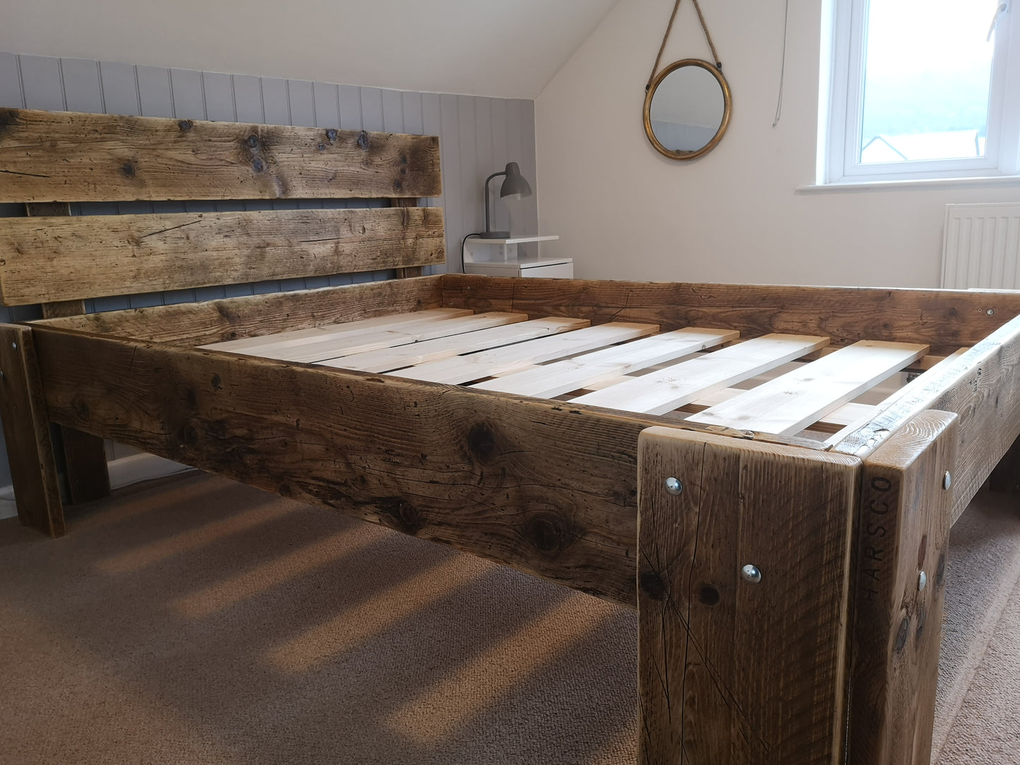 Solid Wood Bed