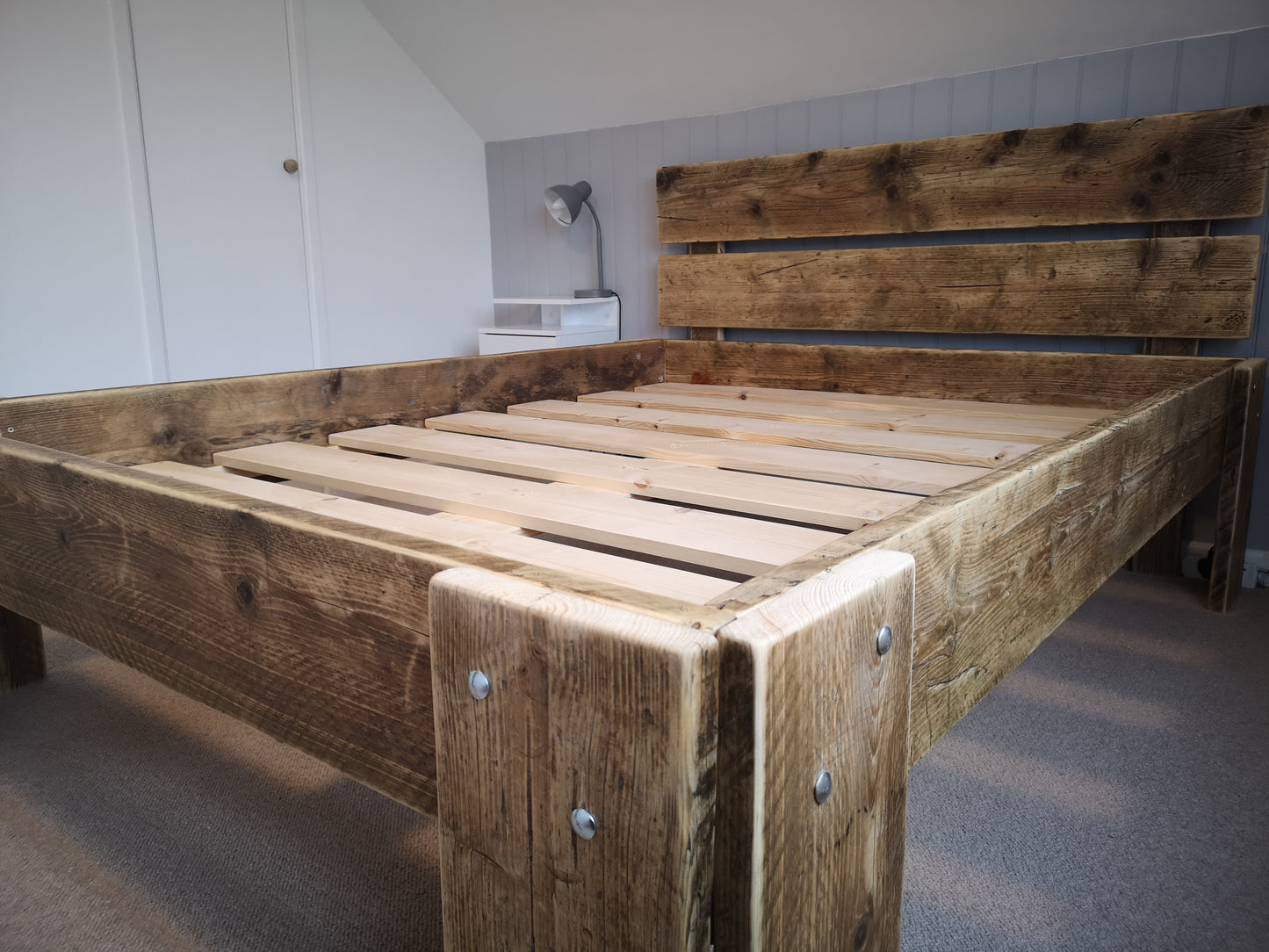 Reclaimed Solid wood King Size Bed