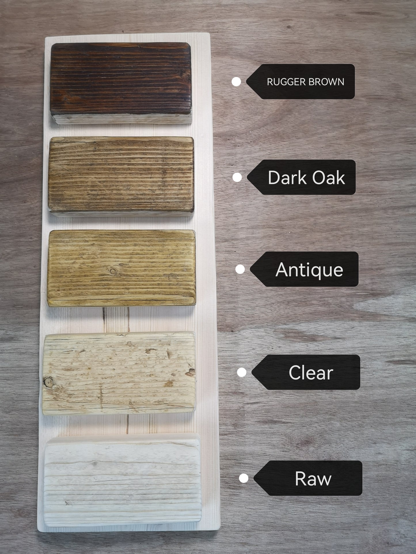 'Milook' Modern Reclaimed Rustic shelving