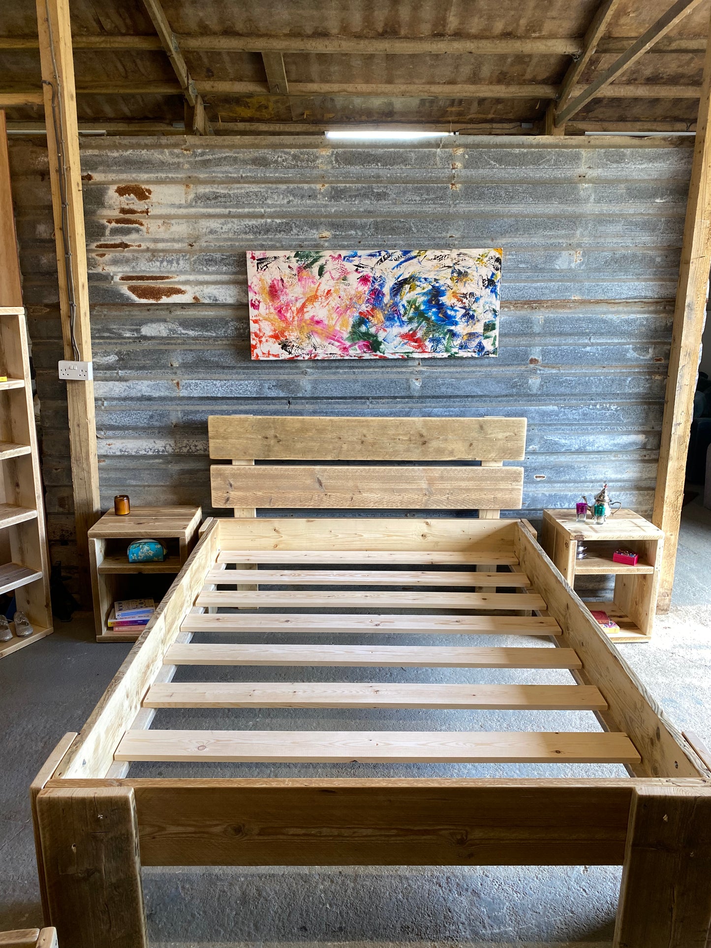 'Summerleaze' Reclaimed Solid Wood Bed
